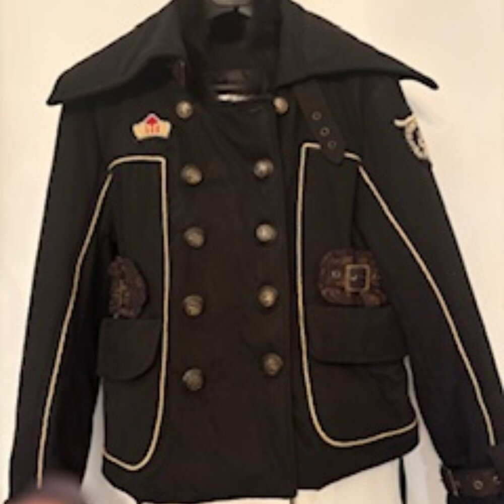 Vintage military style bomber jacket